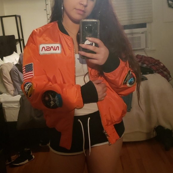 orange nasa jacket